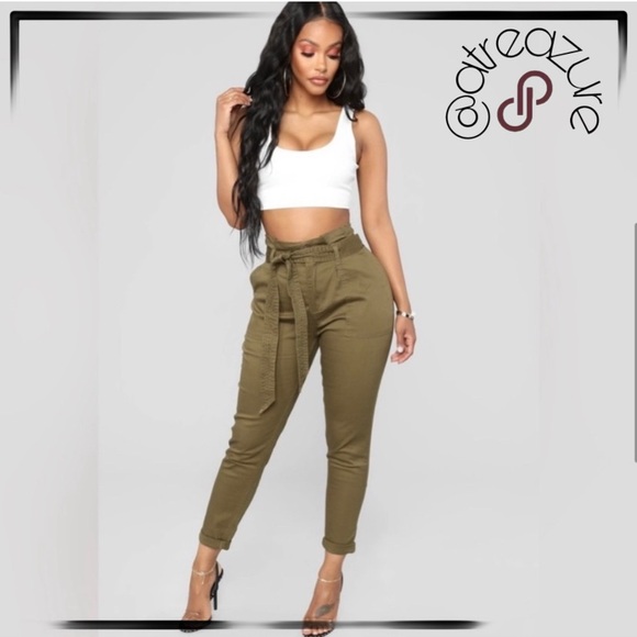 🈹 FashionNova High Waisted High Rise Pants - Picture 1 of 14